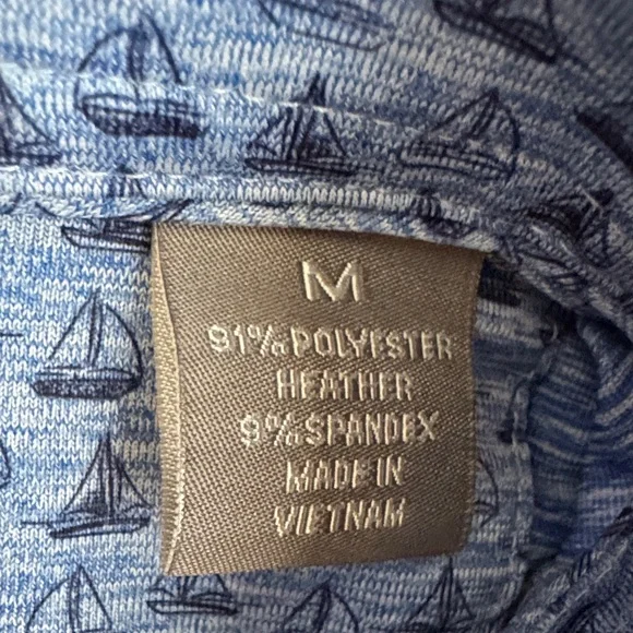 Daniel Cremieux Casual Blue Textured Shirt - Picture 3 of 4